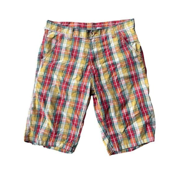 Creating Limitless Heights plaid shorts long 36x15 - Picture 2 of 4